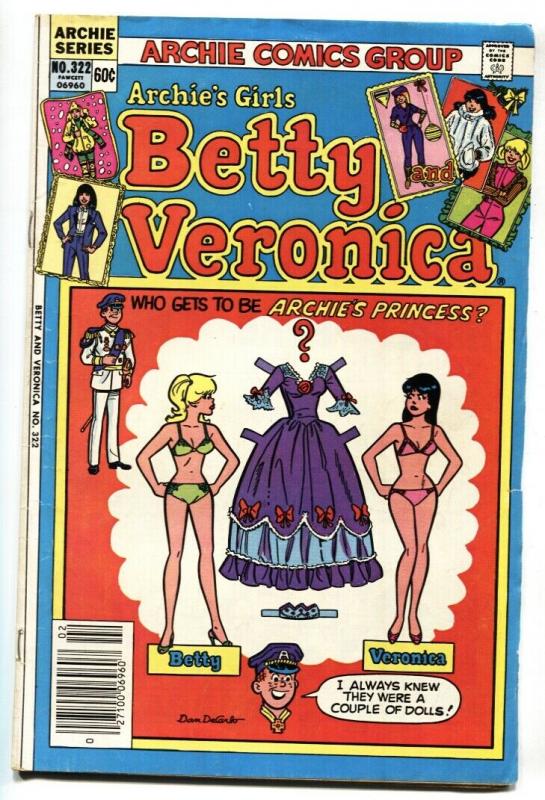 Archie's Girls Betty And Veronica #322 1983-Cheryl Blossom Meets Archie