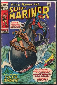 Sub-Mariner #24 (1970) Namor the Sub-Mariner