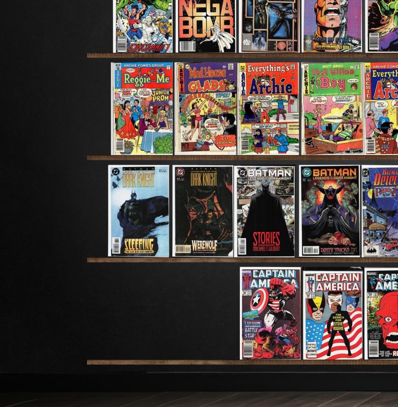 Huge Lot 120+ Comics with Donald Duck, Superman, Captain America & More!