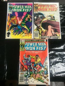 POWER MAN & IRON FIST #97, 107, 108 3PC LOT (FN) HAMMER OF JUDGEMENT!! 1983-1984