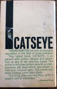 Catseye,1961,Norton,176p… that’s a cool cover!!