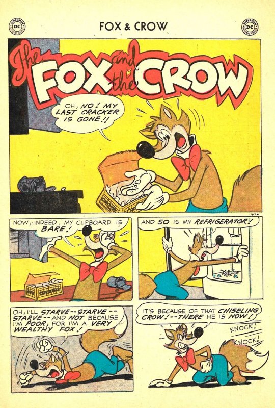 FOX AND THE CROW #39 (Mar 1957) 3.0 GD/VG   36 Pages of Madcap Jim Davis Hijinx!