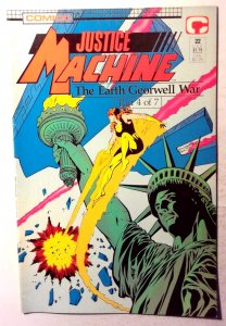 Justice Machine #22 (1988) Comico Comics 1st Print Comic Book
