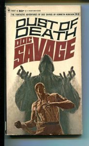 DOC SAVAGE-DUST OF DEATH-#32-ROBESON-VG/FN-JAMES BAMA COVER-1ST EDITION VG/FN