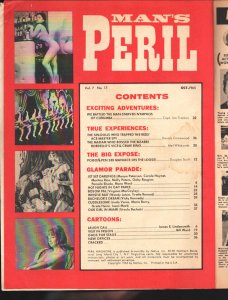 Man's Peril 10/1965-Famous Bill Ward cartoon-Visit In Prison-Cheesecake pix-P...