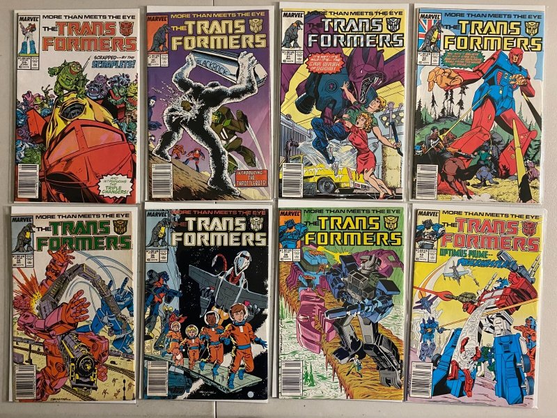 Transformers lot #5-46 Newsstand Marvel (6.0 FN) 33 diff (1985 to 1988)