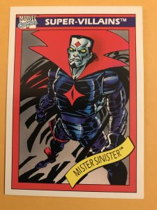 MR. SINISTER#65 : 1990 Marvel Universe Series 1,  NM/M,  X-Men