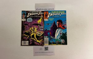 2 Indiana Jones Marvel Comics Books Temple of Doom #1 Last Crusade #2 9 JW11