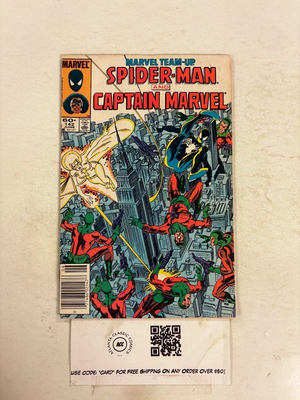 Marvel Team-Up #142 VF Marvel Comic Books Spider-Man Captain Marvel 27 HH111