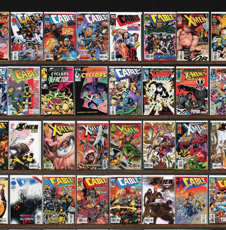 Huge Lot 150+ Comics with Cable, Excalibur, Marvel Comics Presents & More!