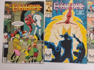 4 Excalibur Marvel Comic Books #9 11 12 13 36 TJ6