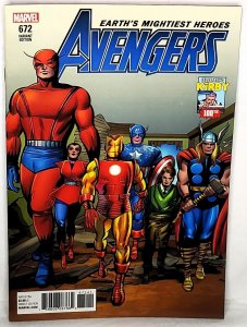 AVENGERS #672 Jack Kirby 100th 1 in 10 Retailer Incentive Cover Marvel Comics