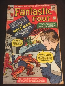 THE FANTASTIC FOUR #22 G- Condition