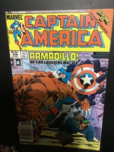 Captain America #308 (1985) first armadillo key! High-grade! VF/NM Wow
