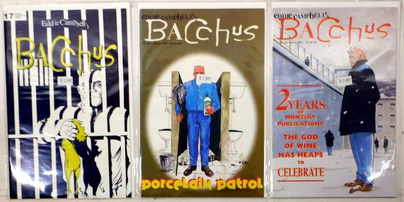 Bacchus Lot of 3 #17, 23, 24 (1996) ECC Eddie Campbell's 1st Print Comic Books
