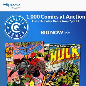 Quality Comix Auction Event #77