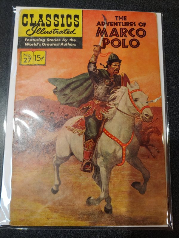 CLASSIC ILLUSTRATED #27 THE ADVENTURES OF MARCO POLO GOLDEN AGE CLASSIC