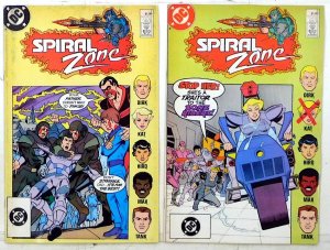 Spiral Zone Lot of 2 #1, 2 (1988) DC Comics 1st Print Comic Books