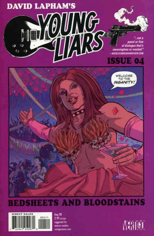 Young Liars #4 VF; DC/Vertigo | save on shipping - details inside