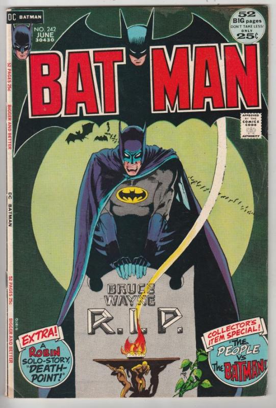 Batman #242 (Jun-72) VF High-Grade Batman