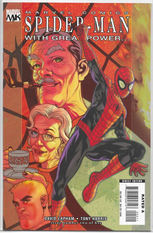 Spider-Man: With Great Power... #2 of 5 VF/NM Lapham/Harris