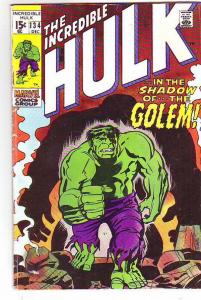 Incredible Hulk #134 (Dec-70) FN- Mid-Grade Hulk