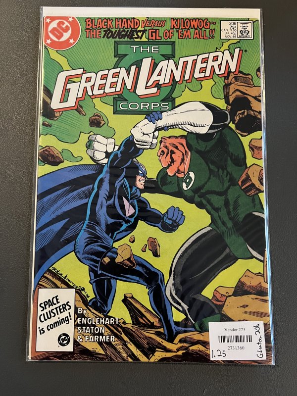 The Green Lantern Corps #206 (1986) VF ONE DOLLAR BOX!