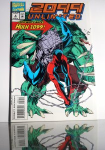 2099 Unlimited #2 Marvel Comics 1993 Feat. Hulk 2099 Spider-Man 2099 First Print