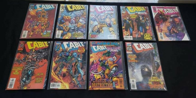CABLE 81PC (VF/NM) ISSUES #-1,1-42, 44-78, 87, 1999,& /MACHINE MAN '98 - 1993-99