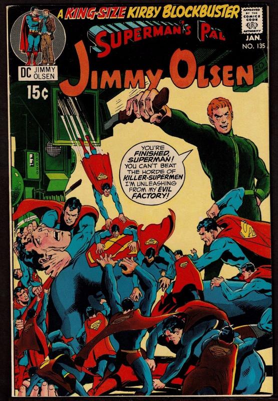 Jimmy Olsen #135 (Jan 1971, DC) Darkseid 6.0 FN