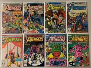 Avengers comics lot #158-299 + 4 annuals 45 diff avg 6.0 (1977-1988)