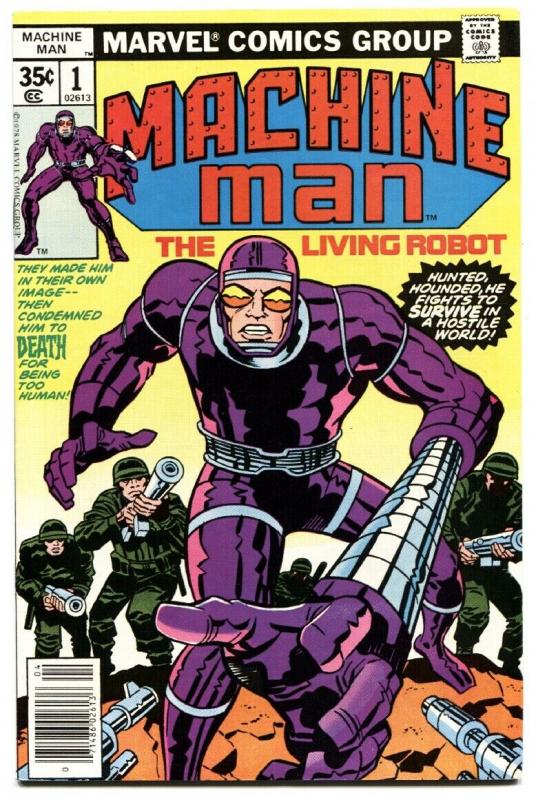 MACHINE MAN #1-FIRST ISSUE-HIGH GRADE-NM-BRONZE AGE MARVEL