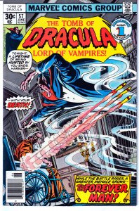 Tomb of Dracula(vol. 1) # 57  The Forever Man !!!
