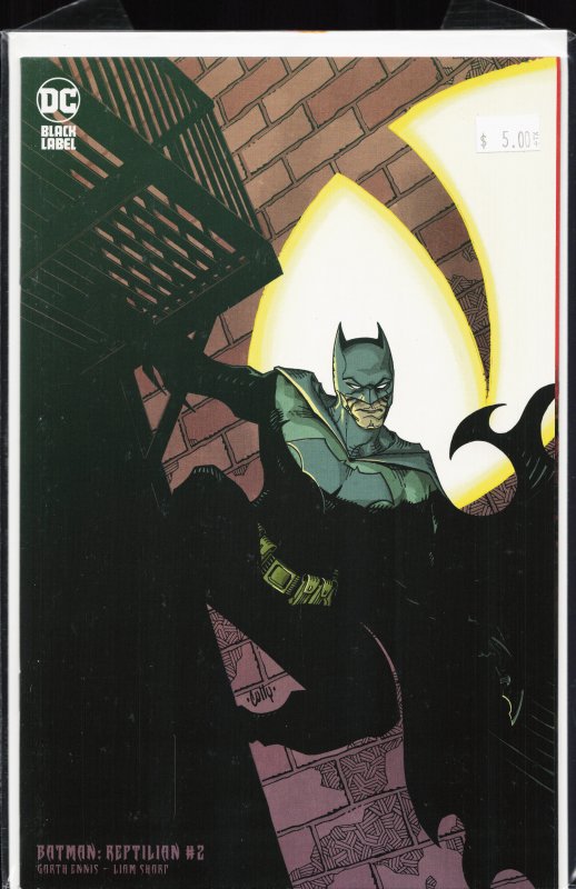 Batman Reptilian #2 Hammer Cover (2021) Batman