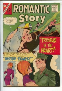 Romantic Story #82 1966- Charlton-Skin diver -  military cover art-Higher gra...