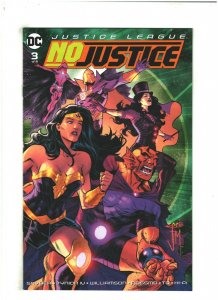 Justice League No Justice #3 NM- 9.2 DC Comics Wonder Woman & Zatanna 2018