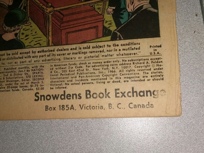 Superman #194 The Death of Lois Lane 1967 DC comics silver age action adventure