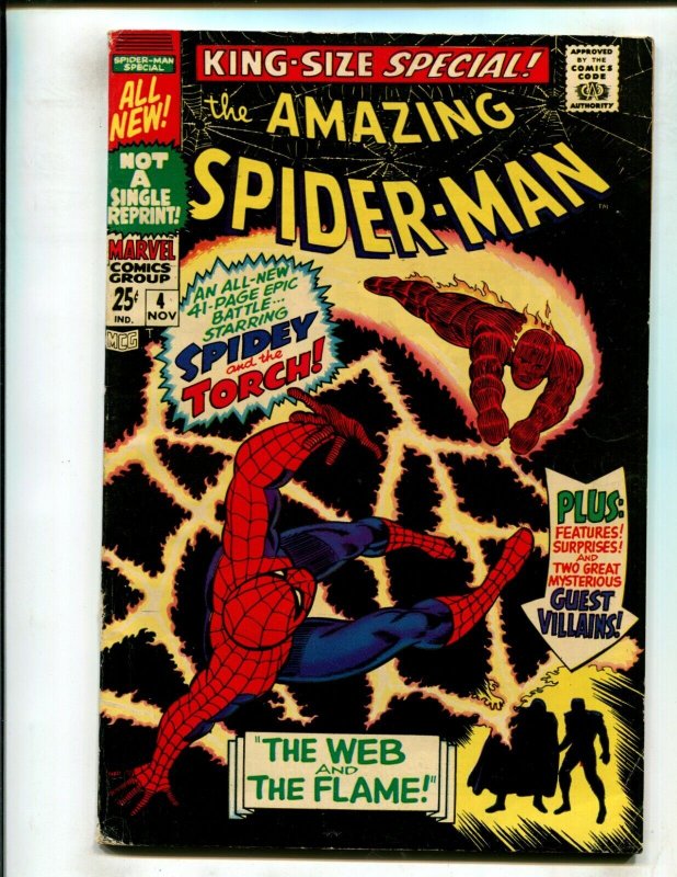 AMAZING SPIDER-MAN SPECIAL #4 (4.0/4.5) NAMOR!! 1967