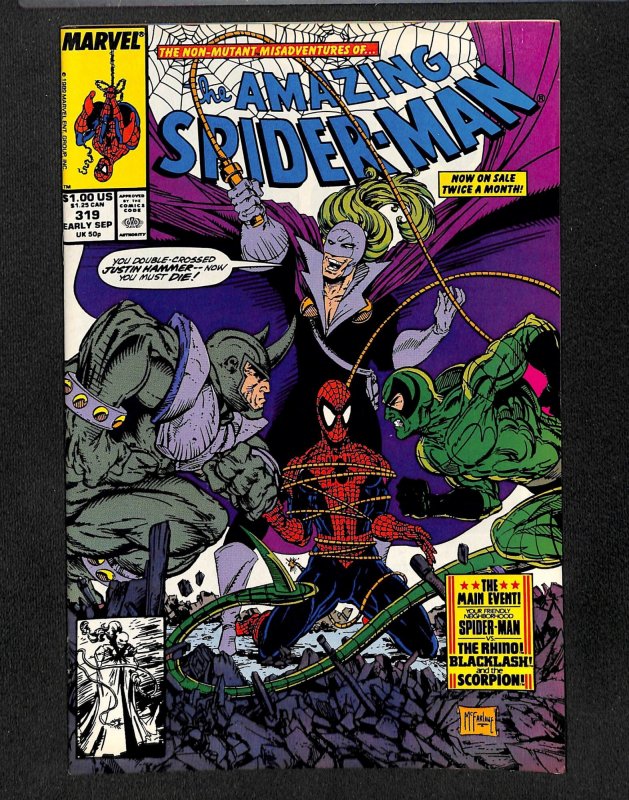 Amazing Spider-Man #319 FN/VF 7.0 McFarlane!