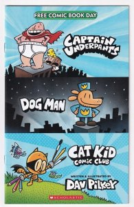 Captain Underpants Dog Man Cat Kid Free Comic Book Day FCBD 2022 Scholastic