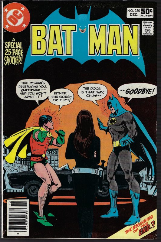 Batman #330 (DC, 1980) VF-