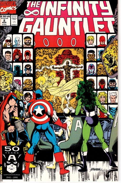 INFINITY GAUNTLET #2 & #6 NEAR MINT $20.00