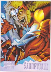 1995 Marvel Masterpieces Holoflash #6 Sabretooth