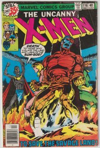 X-Men #116 (Dec 1978, Marvel), G condition (2.0), Ka-Zar and Zabu appearances