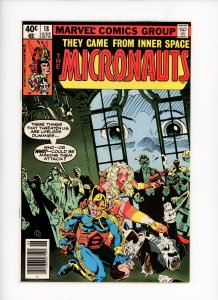 Micronauts #18  VF  1980  Michael Golden Cover!