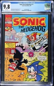 Sonic the Hedgehog #11 1994 Archie Publications CGC 9.8 White Pages 008