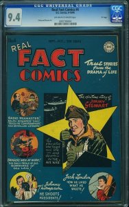 Real Fact Comics #4 (1946) CGC 9.4 NM