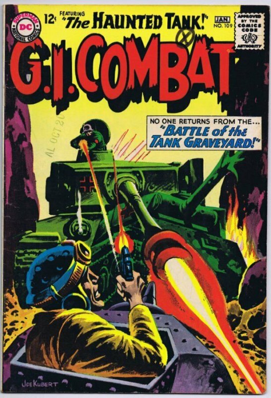 GI Combat #109 ORIGINAL Vintage 1965 DC Comics