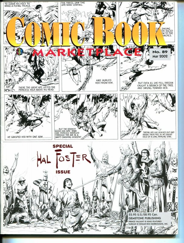 Comic Book Marketplace #89 2002Hal Foster-Prince Valiant-Frank Cho-VF