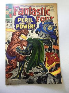 Fantastic Four #60 (1967) VG- Condition moisture stain bc